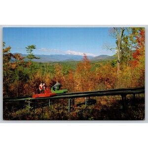 Vintage Postcard New Hampshire North Conway SKIMOBILE c1988 Fall Autumn Unposted